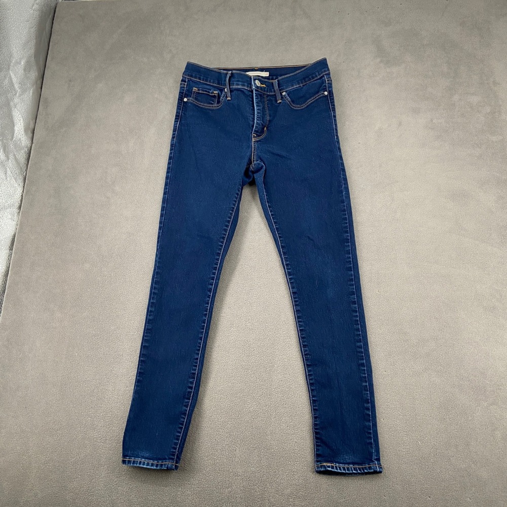 Levis 311 Shaping Skinny Jeans Womens 29 Dark Wash Denim Mid Rise Blue